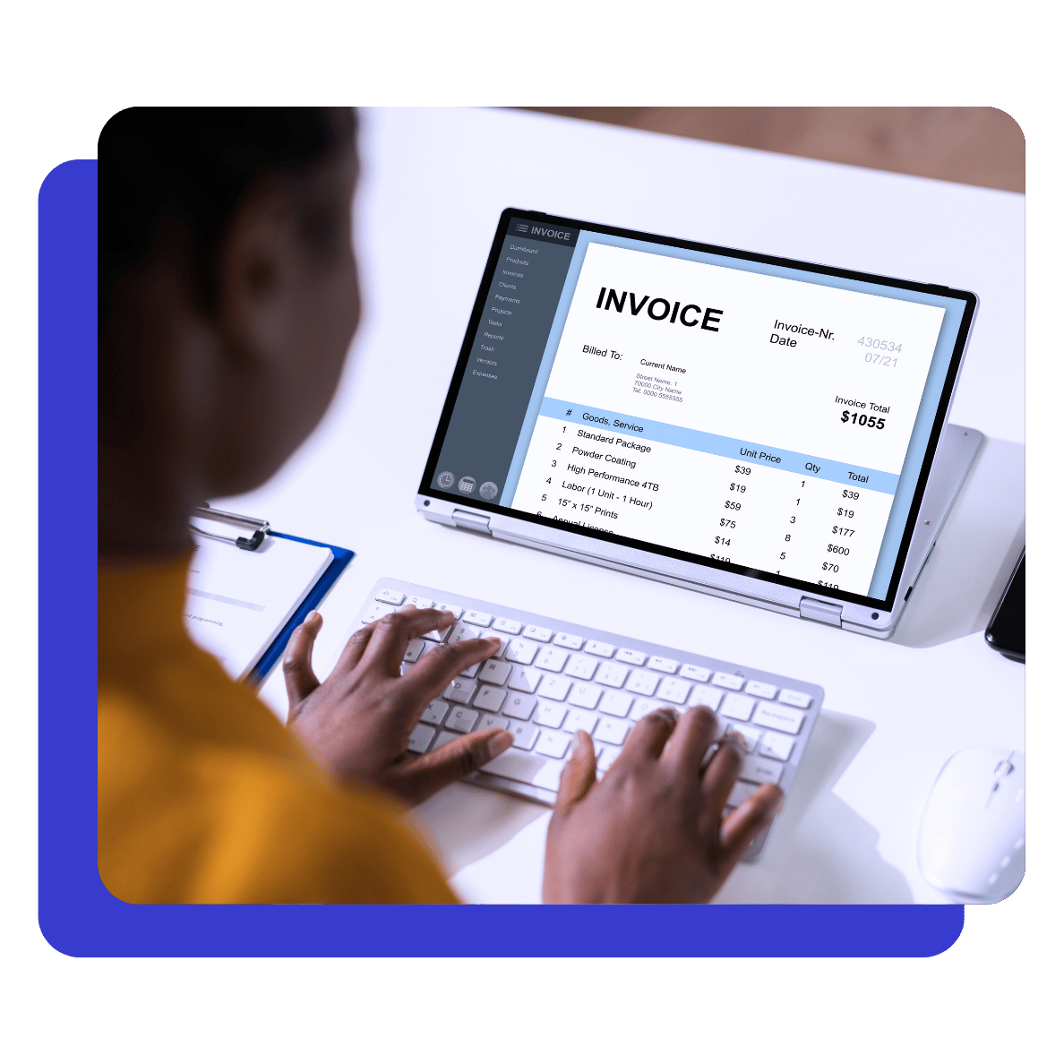Invoicing using AI makes you more productive
